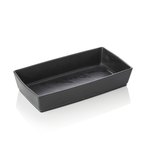 Buffetschale, 35 x 18,5 x 7 cm, schwarz, Porzellan