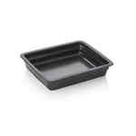 GN Behälter Induktion 1/2, 65 mm, schwarz, Porzellan