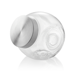 Bonboniere, 1,7 ltr., 18 x 12,5 x 17,5 cm, Glas, Edelstahl