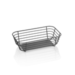 GN Buffetkorb Steelnest, 1/4, Höhe 8 cm, Metall, pulverbeschichtet