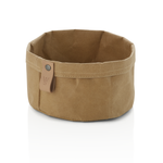 Brottasche Craft & Crumble, Ø 17 cm, Höhe 11 cm, khaki, Kraft Paper