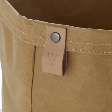 Brottasche Craft & Crumble, Ø 24 cm, Höhe 24 cm, khaki, Kraft Paper