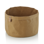 Brottasche Craft & Crumble, Ø 30 cm, Höhe 22 cm, khaki, Kraft Paper