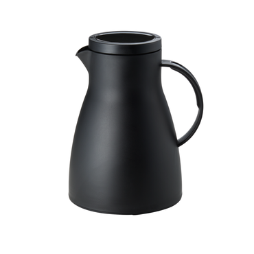 Isolierkanne, 1 ltr., Ø 14,5 cm, Höhe 22 cm, schwarz, Polypropylen