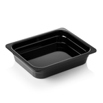 GN Behälter 1/2 GN 65 Black, 65 mm, schwarz, Melamin