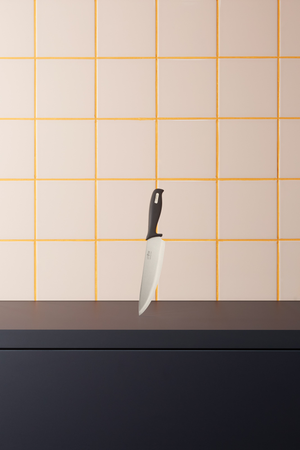 Kochmesser Let´s Cook Knife, 31,5 cm, Edelstahl, Gummi