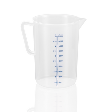 Messbecher, Ø 19,6 cm, 5 ltr., mit 100 ml Skalierung, Polypropylen