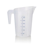 Messbecher, Ø 19 cm, 3 ltr., mit 100 ml Skalierung, Polypropylen