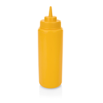 Quetschflasche Set, Ø 8 cm, 0,95 ltr., gelb, Set á 6 Stück, Polyethylen