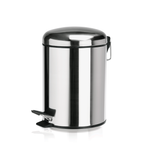 Treteimer mit Kunststoffeinsatz, Ø 20 cm, 5 ltr., Edelstahl