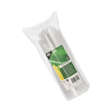 500 Deckel für Eisbecher PLA rund Ø 7,5 cm · 3 cm