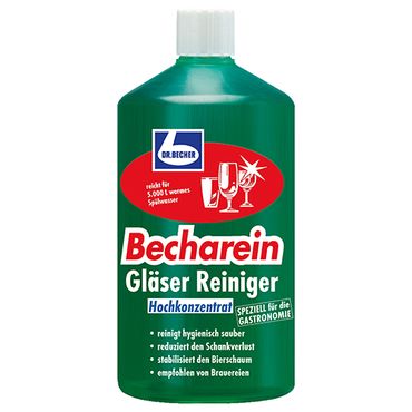 6x "Dr. Becher" Becharein Gläser Reiniger 1 l flüssig