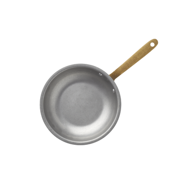 6x Servierpfanne STEEL & STYLE VINTAGE mit Messinggriff, Ø 16 cm, 390 ml, Chromnickelstahl