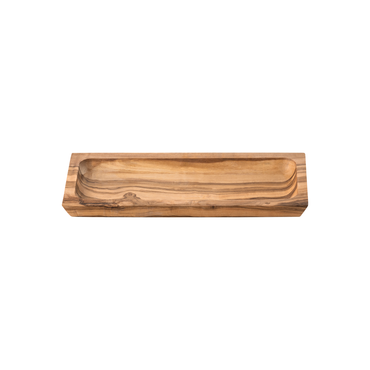 5x Servierbrett PURE OLIVE, 28 x 12 cm, Olivenholz