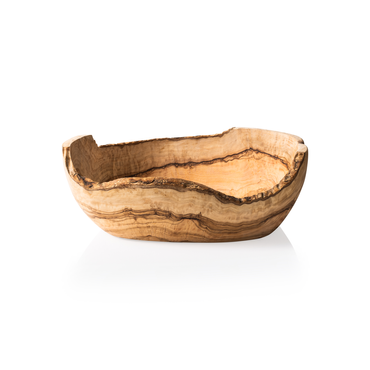 2x Korb PURE OLIVE, 28 x 15 x 16,5 cm, Olivenholz