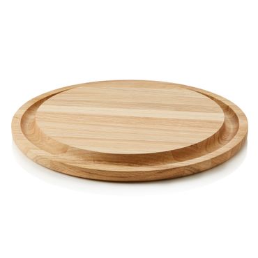 2x Buffetbrett, PURE, Ø 35,5 cm, Höhe 3 cm, Holz