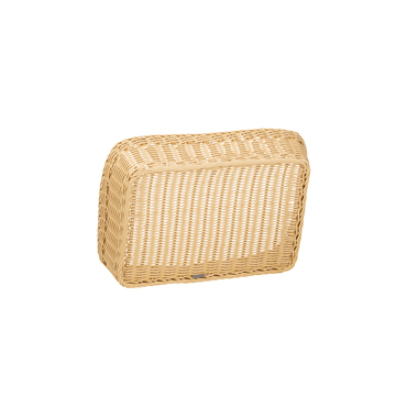 8x Baguettekorb Weaver Pro Systemkörbe, 40 x 16 x 8 cm, oval, hellbeige, Polypropylen, BPA frei