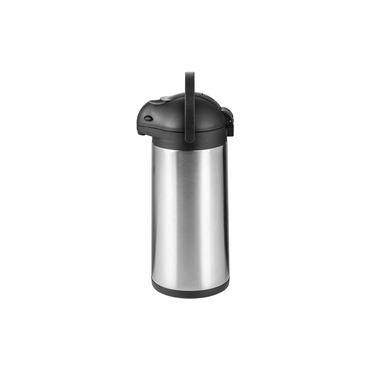 3x Pump Isolierkanne, 3 ltr., Ø 15 cm, Höhe 40 cm, Chromnickelstahl