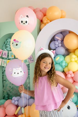 Gabby's Dollhouse Party 6 Luftballons