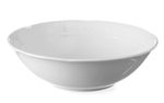 12x Salatschüssel, Flora, weiß, Hotel Porzellan, 1L, ⌀ 230x(H)65mm