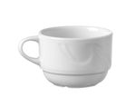 12x Espresso-Tasse, Karizma, weiß, Hotel Porzellan, 0,09L, ⌀ 6,5 cm