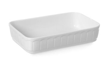 Ofenform Rustica, eckig, weiß, Porzellan, 3 L, 33,5 x 23,2 x 6,2 cm