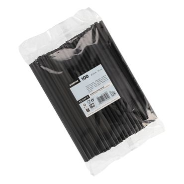 1200 Mehrweg-Shake-Halme PP Ø 8 mm · 25 cm schwarz