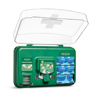 1 "Cederroth" Wound Care Dispenser, Pflasterspender Detectable 20,3 cm x 30,6 cm x 15,5 cm blau