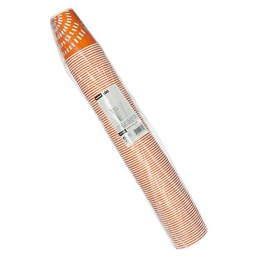 100 Trinkbecher für Kaltgetränke, Pappe 0,25 l Ø 8,97 cm · 10 cm orange "Rays"