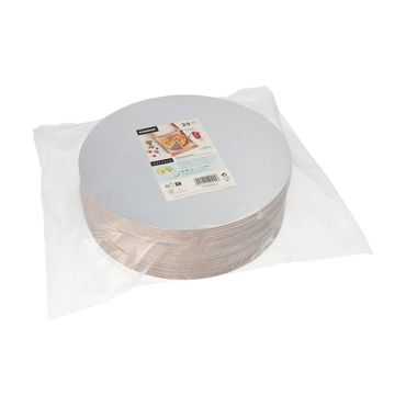 37322_b.jpg 50 Tortenplatten rund Ø 28 cm · 0,3 cm gold/silber