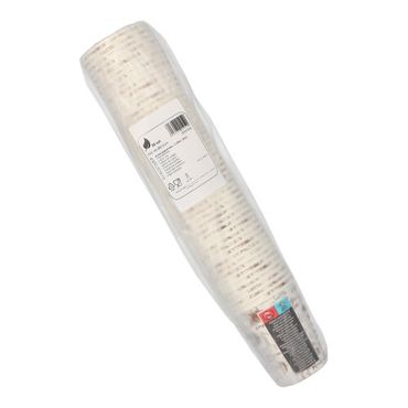 2000 Trinkbecher, Pappe "To Go" rund 250 ml Ø 8 cm · 9,2 cm weiss "Coffee" 8oz