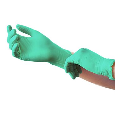 100 "Medi-Inn Classic" Handschuhe, Nitril puderfrei "Green Plus" grün Größe: L