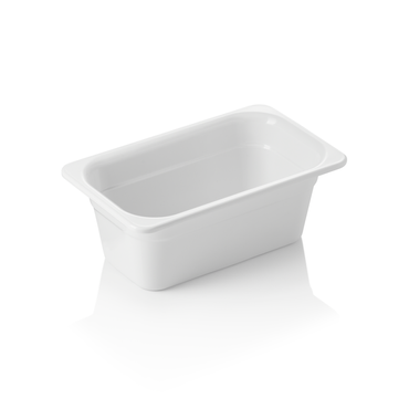 38860-gn-behaelter-1-4-gn-65-white--100-mm--weiss--melamin.png 6x GN Behälter 1/4 GN 65 White, 100 mm, weiß, Melamin
