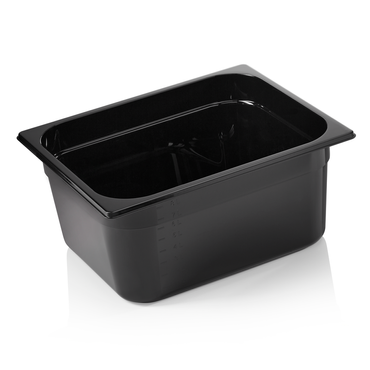 38969-gn-behaelter-1-2-gn-96-black--150-mm--schwarz--polycarbonat.png 6x GN Behälter 1/2 GN 96 Black, 150 mm, schwarz, Polycarbonat