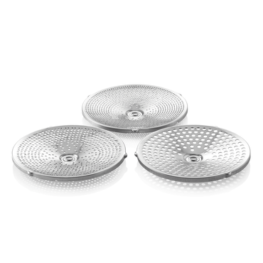 2x Passiermühle, Ø 24,5 cm, Höhe 8 cm, Chromstahl 18/0, Chromnickelstahl