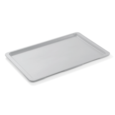 6x WAS Germany Gastro EN Tablett lichtgrau stapelbar 53 x 37 cm Serviertablett Polyester