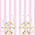 2. Geburtstag Giraffe Mädchen Tischdecke