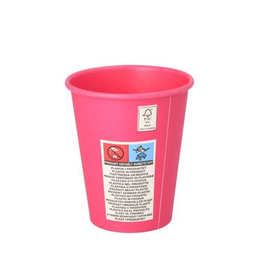 1000 Trinkbecher, Pappe "To Go" 0,2 l Ø 8 cm · 9,2 cm pink