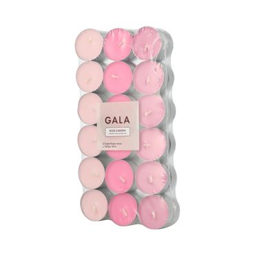 288 "GALA" Duftlichte Ø 3,8 cm · 1,7 cm rose - Rose Garden "Ton in Ton"