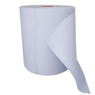 1 Putzrolle, 3-lagig Ø 32 cm · 335 m x 35,8 cm blau 1.000 Abrisse Blatt 35,4 x 33,5 cm