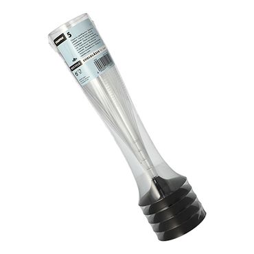 300x Einweg-Sektgläser, PS 0,1 l Ø 5 cm · 17,5 cm glasklar