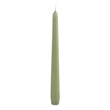 210399.jpg 100x DUNI Leuchterkerzen, getaucht 245 x Ø 22 mm Pistaziengrün