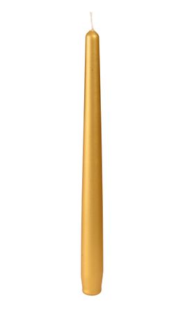 100x DUNI Leuchterkerzen, getaucht 260 x Ø 22 mm 7,5 Std. Gold