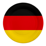 8 Pappteller 23 cm FSC - Deutschland