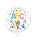 Folienballon 18" rund - ABC Einschulung