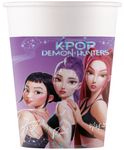 8 Pappbecher K-POP Demon Hunters KPop