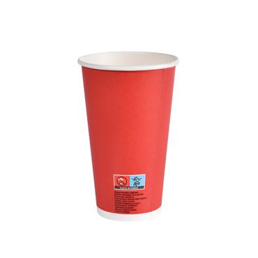 187540.jpg 120x DUNI Pappbecher 50 cl Red
