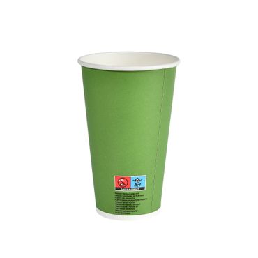 120x DUNI Pappbecher 50 cl Green