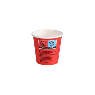 240x DUNI Pappbecher 6 cl Red