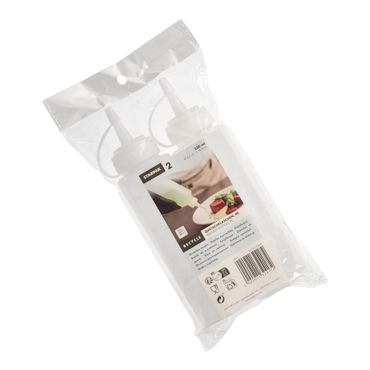 12 Quetschflaschen LDPE (virgin) rund 230 ml Ø 4,5 cm · 18,5 cm transparent